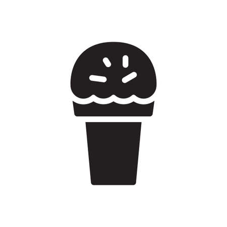 ice cream icon for website design and desktop envelopment, development. Premium pack.のイラスト素材