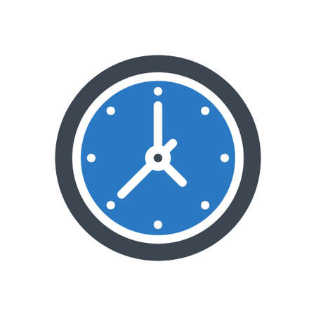 clock icon for website design and desktop envelopment, development. Premium pack.