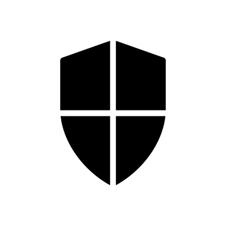 protection vector glyph flat iconの写真素材