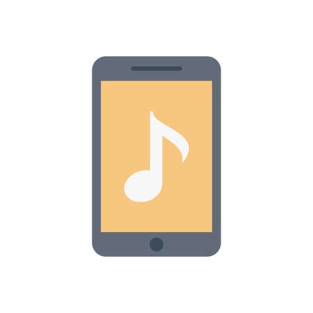 player vector flat color iconのイラスト素材