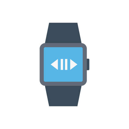 music vector flat color iconのイラスト素材