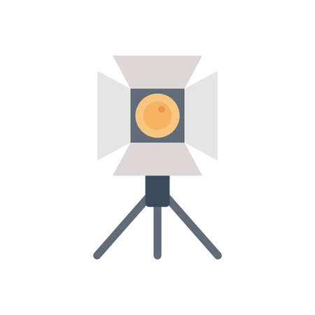 highlight vector flat color iconのイラスト素材