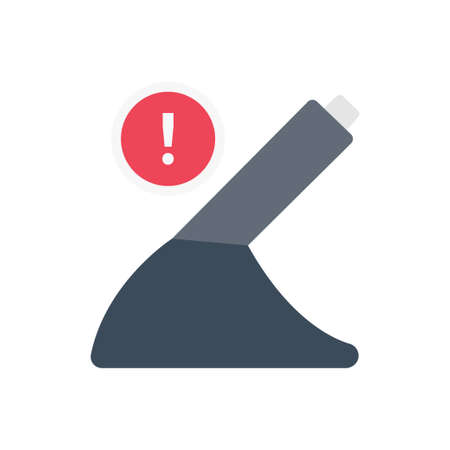 handle vector flat color iconのイラスト素材