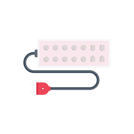 socket vector flat color iconのイラスト素材