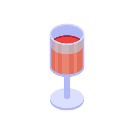 beverage vector flat color iconのイラスト素材