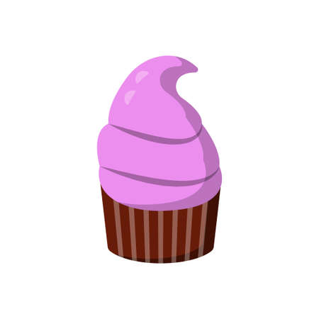 sweets vector flat color icon