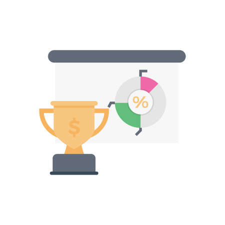 board vector flat color iconのイラスト素材