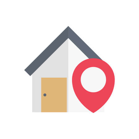 location icon for website design and desktop envelopment, development. Premium pack.のイラスト素材