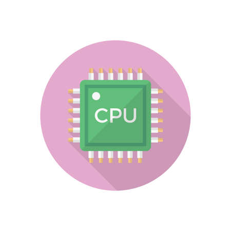 chip icon for website design and desktop envelopment, development. Premium pack.