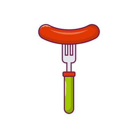 hot dog icon for website design and desktop envelopment, development. Premium pack.のイラスト素材