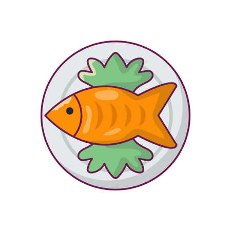 dish icon for website design and desktop envelopment, development. Premium pack.のイラスト素材