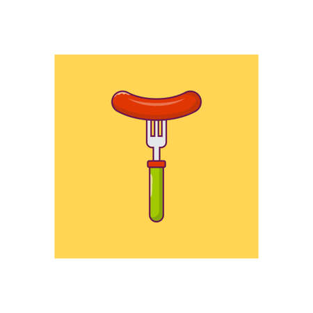 hot dog icon for website design and desktop envelopment, development. Premium pack.のイラスト素材