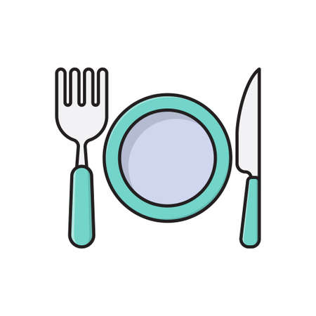 knife icon for website design and desktop envelopment, development. Premium pack.のイラスト素材