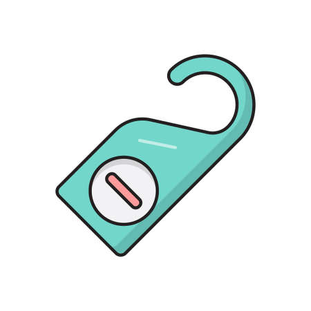 not disturb icon for website design and desktop envelopment, development. Premium pack.のイラスト素材