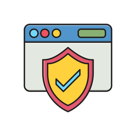 web page icon for website design and desktop envelopment, development. Premium pack.のイラスト素材