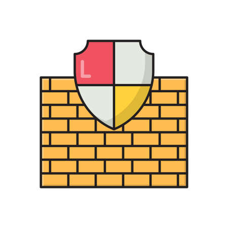 wall icon for website design and desktop envelopment, development. Premium pack.のイラスト素材