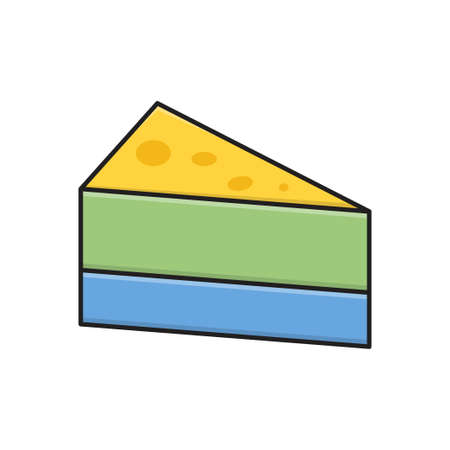 cake icon for website design and desktop envelopment, development. Premium pack.のイラスト素材