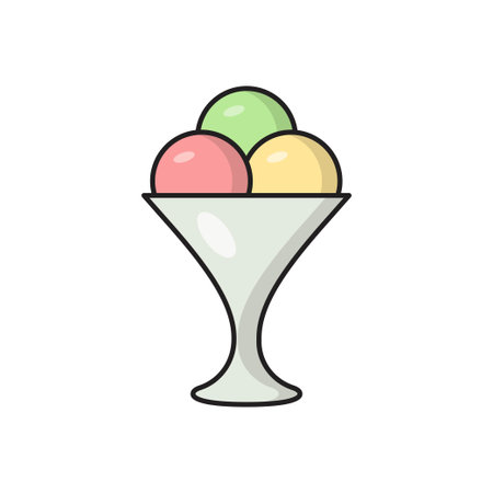 sweets icon for website design and desktop envelopment, development. Premium pack.のイラスト素材