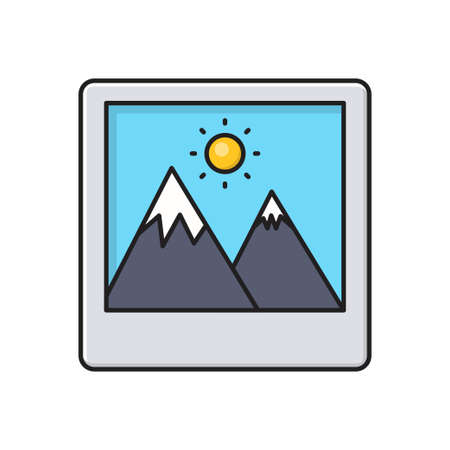 photo icon for website design and desktop envelopment, development. Premium pack.のイラスト素材