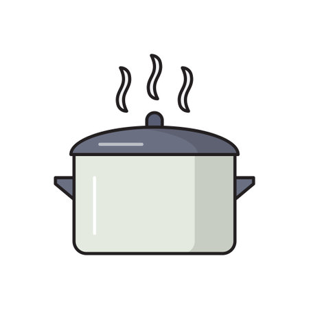 cooking icon for website design and desktop envelopment, development. Premium pack.のイラスト素材