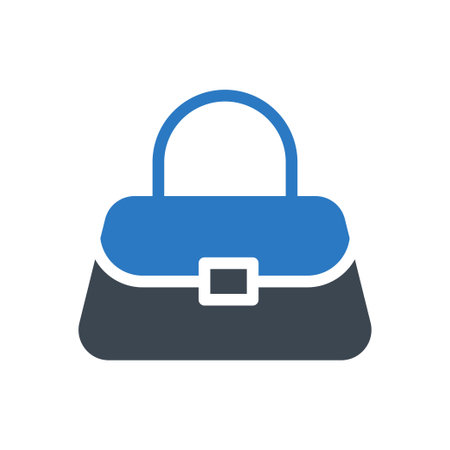 hand bag icon for website design and desktop envelopment, development. Premium pack.のイラスト素材