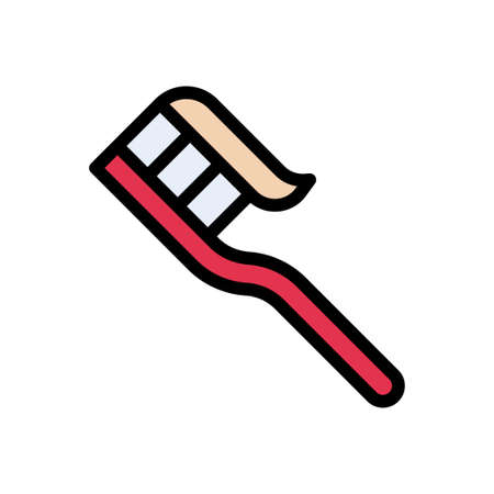 toothpaste icon for website design and desktop envelopment, development. Premium pack.のイラスト素材