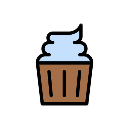 muffin icon for website design and desktop envelopment, development. Premium pack.