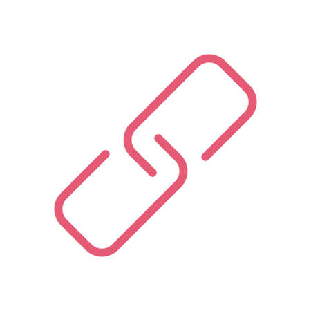 attach vector thin line icon