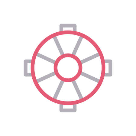 security box vector colour line  iconのイラスト素材