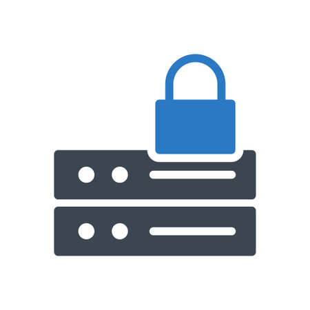 browser vector glyph colour iconのイラスト素材