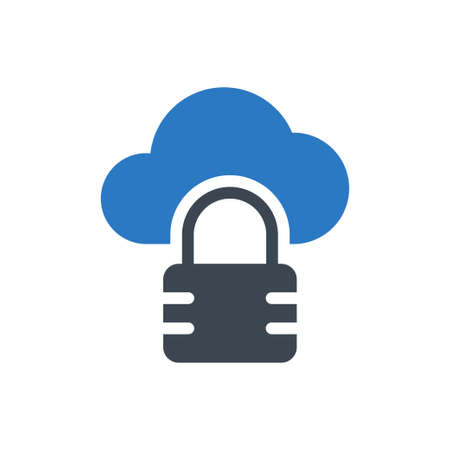 database vector glyph colour iconのイラスト素材