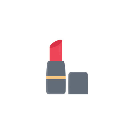 lipstick vector flat colour iconのイラスト素材