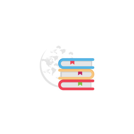 book vector colour flat iconのイラスト素材