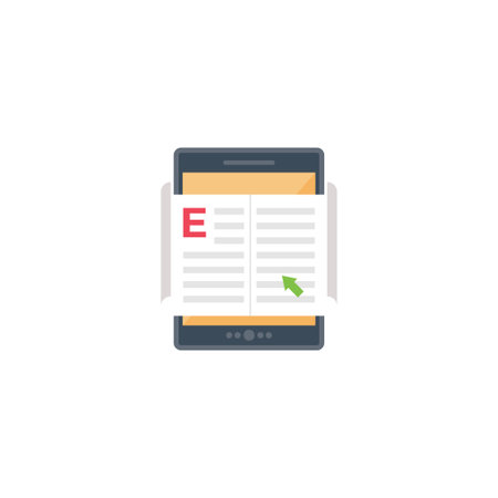 education vector colour flat iconのイラスト素材