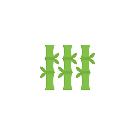 sugarcane vector flat colour iconのイラスト素材