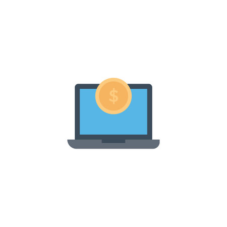 dollar board vector colour flat iconのイラスト素材