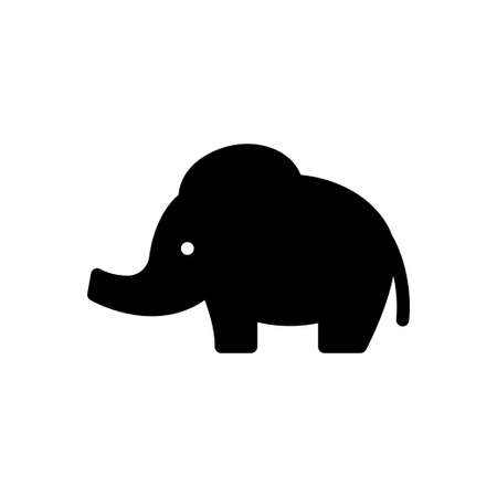 wild vector glyph flat iconのイラスト素材