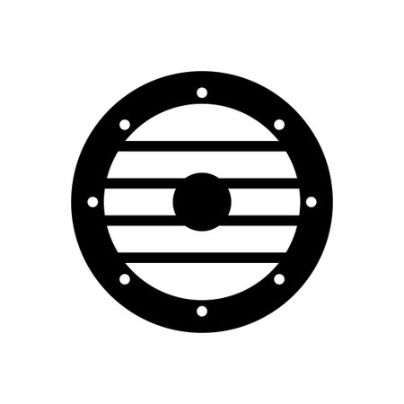 viking vector glyph flat iconのイラスト素材