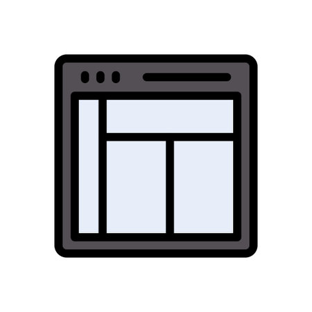 design vector color line iconのイラスト素材