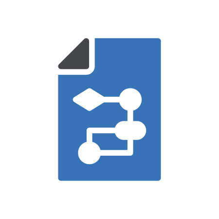 file vector glyph color icon