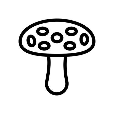 tree vector thin line iconのイラスト素材