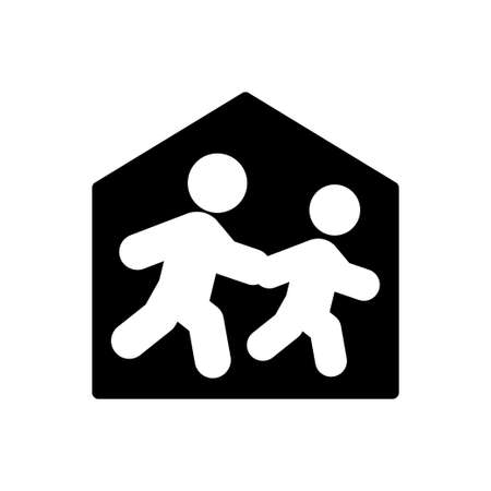 sign vector glyph flat iconのイラスト素材