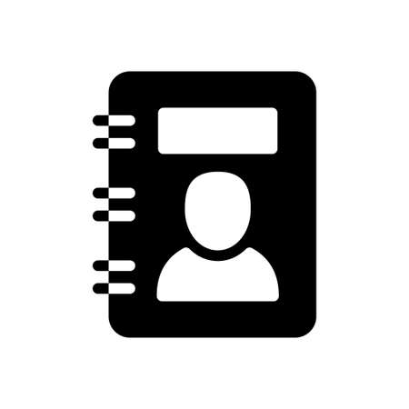 directory vector glyph flat iconのイラスト素材