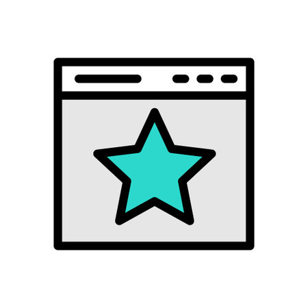 rating vector colour line iconのイラスト素材