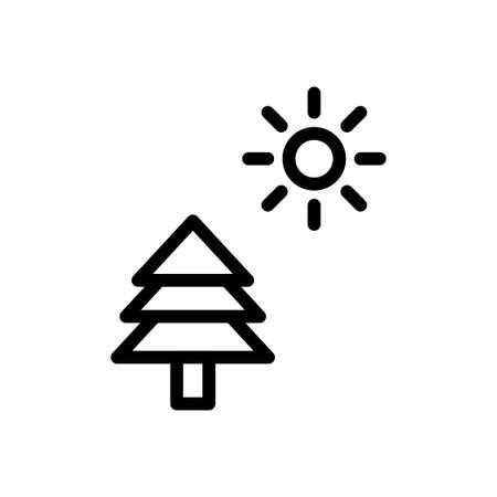 leaf vector thin line iconのイラスト素材