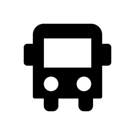 vehicle vector glyph flat icon