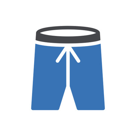 nicker vector glyph colour iconのイラスト素材