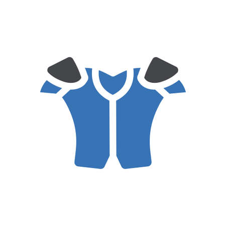 uniform vector glyph colour iconのイラスト素材