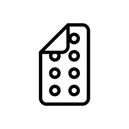 medicine vector thin line iconのイラスト素材
