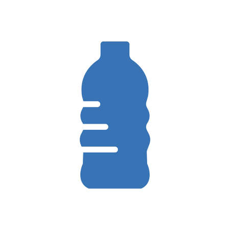 bottle vector glyph colour iconのイラスト素材